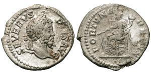1 Denarius Roman Empire (27BC-395) Silver Septimius Severus (145- 211)