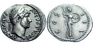 1 Denarius Roman Empire (27BC-395) Silver Hadrian  (76 - 138) 