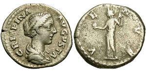 1 Denarius Roman Empire (27BC-395) Silver Bruttia Crispina (164-187)