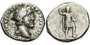 1 Denarius Roman Empire (27BC-395) Silver Antoninus Pius  (86-161)