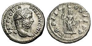 1 Denarius Roman Empire (27BC-395) Silver Geta (189-211)