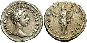 1 Denarius Roman Empire (27BC-395) Silver Commodus  (161-192)