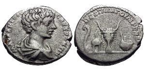 1 Denarius Roman Empire (27BC-395) Silver Caracalla (188-217)