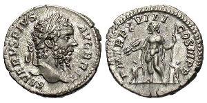 1 Denarius Roman Empire (27BC-395) Silver Septimius Severus (145- 211)