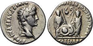 1 Denarius Roman Empire (27BC-395) Silver Augustus (63BC- 14) 