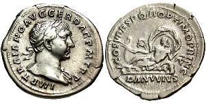 1 Denarius Roman Empire (27BC-395) Silver Trajan (53-117)