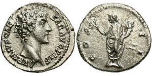 1 Denarius Roman Empire (27BC-395) Silver Marcus Aurelius (121-180)