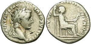 1 Denarius Roman Empire (27BC-395) Silver Tiberius Claudius Nero (42 BC-37)