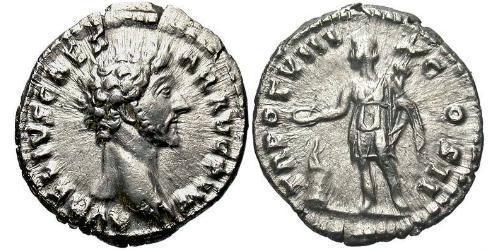 1 Denarius Roman Empire (27BC-395) Silver Marcus Aurelius (121-180)