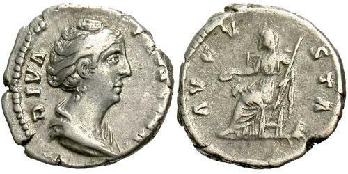 1 Denarius Roman Empire (27BC-395) Silver Faustina I (105-141)