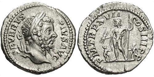 1 Denarius Roman Empire (27BC-395) Silver Septimius Severus (145- 211)