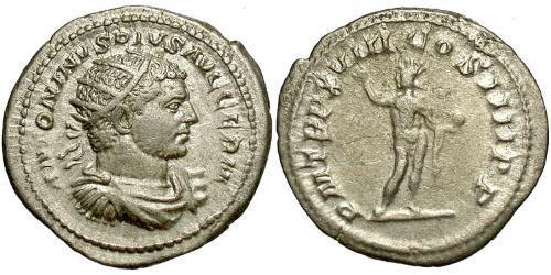 1 Denarius Roman Empire (27BC-395) Silver Caracalla (188-217)
