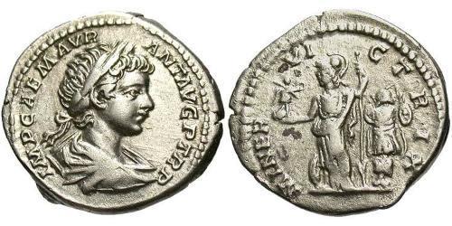 1 Denarius Roman Empire (27BC-395) Silver Caracalla (188-217)