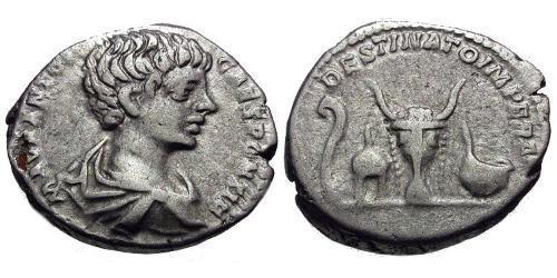 1 Denarius Roman Empire (27BC-395) Silver Caracalla (188-217)