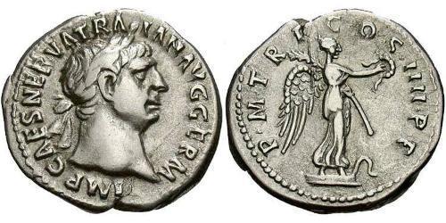 1 Denarius Roman Empire (27BC-395) Silver Trajan (53-117)