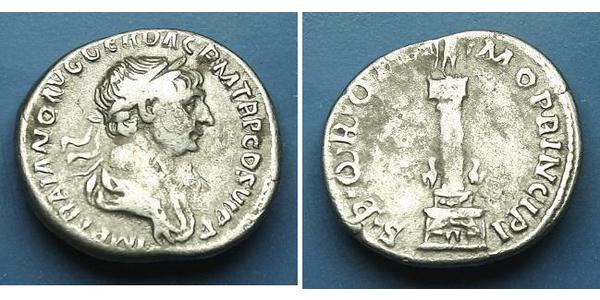 1 Denarius Roman Empire (27BC-395) Silver Trajan (53-117)