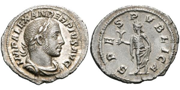 1 Denarius Roman Empire (27BC-395) Silver Severus Alexander (208-235)