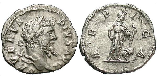 1 Denarius Roman Empire (27BC-395) Silver Septimius Severus (145- 211)