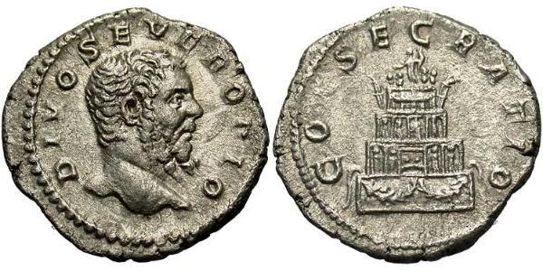 1 Denarius Roman Empire (27BC-395) Silver Septimius Severus (145- 211)