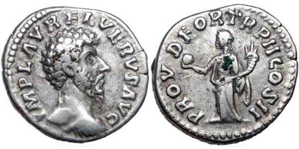 1 Denarius Roman Empire (27BC-395) Silver Lucius Verus (130-169)