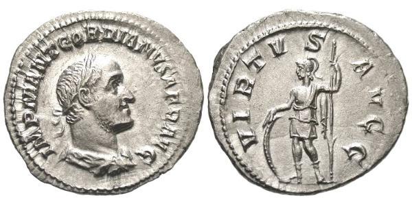 1 Denarius Roman Empire (27BC-395) Silver Gordian II (192-238)