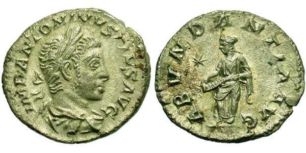 1 Denarius Roman Empire (27BC-395) Silver Elagabalus (203-222)
