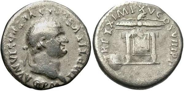 1 Denarius Roman Empire (27BC-395) Silver Domitian  (51-96)