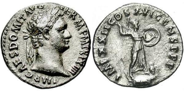 1 Denarius Roman Empire (27BC-395) Silver Domitian  (51-96)