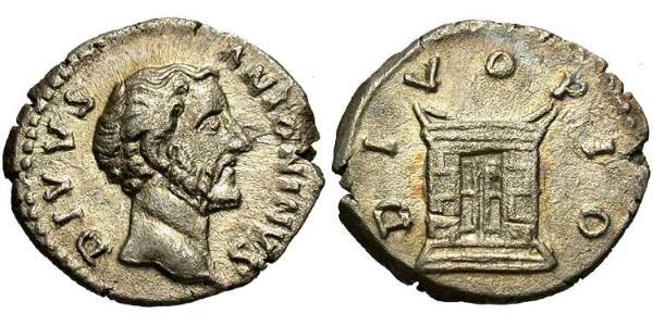 1 Denarius Roman Empire (27BC-395) Silver Antoninus Pius  (86-161)