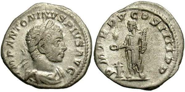 1 Denarius Roman Empire (27BC-395) Silver Elagabalus (203-222)