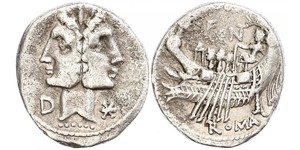 1 Denarius Roman Republic (509BC-27BC) Silver 