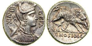 1 Denarius Roman Republic (509BC-27BC) Silver 