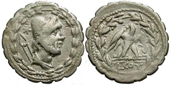 1 Denarius Roman Republic (509BC-27BC) Silver 