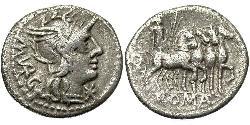 1 Denarius 罗马共和国 (509 BC - 27 BC) 銀 