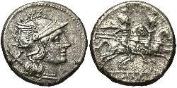 1 Denarius 罗马共和国 (509 BC - 27 BC) 銀 