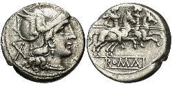 1 Denarius 罗马共和国 (509 BC - 27 BC) 銀 