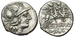 1 Denarius 罗马共和国 (509 BC - 27 BC) 銀 