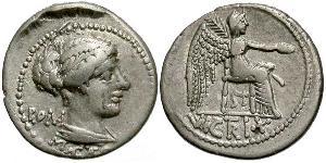 1 Denarius 罗马共和国 (509 BC - 27 BC) 銀 