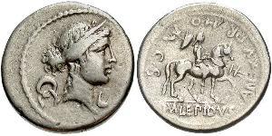 1 Denarius 罗马共和国 (509 BC - 27 BC) 銀 