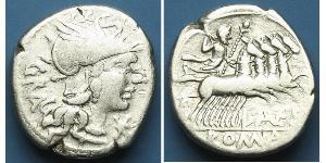 1 Denarius 罗马共和国 (509 BC - 27 BC) 銀 