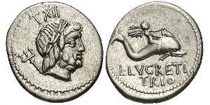 1 Denarius 罗马共和国 (509 BC - 27 BC) 銀 