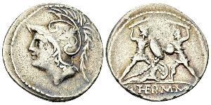 1 Denarius 罗马共和国 (509 BC - 27 BC) 銀 