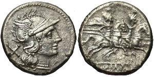 1 Denarius 罗马共和国 (509 BC - 27 BC) 銀 