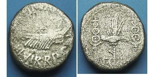 1 Denarius 罗马共和国 (509 BC - 27 BC) 銀 Mark Antony (83BC-30BC)