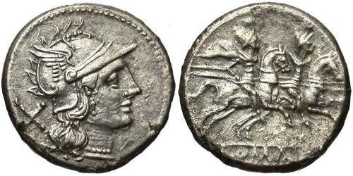 1 Denarius 罗马共和国 (509 BC - 27 BC) 銀 