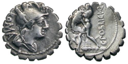 1 Denarius 罗马共和国 (509 BC - 27 BC) 銀 