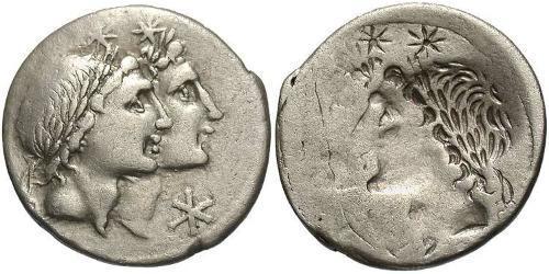 1 Denarius 罗马共和国 (509 BC - 27 BC) 銀 