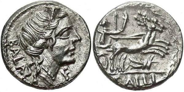 1 Denarius 罗马共和国 (509 BC - 27 BC) 銀 
