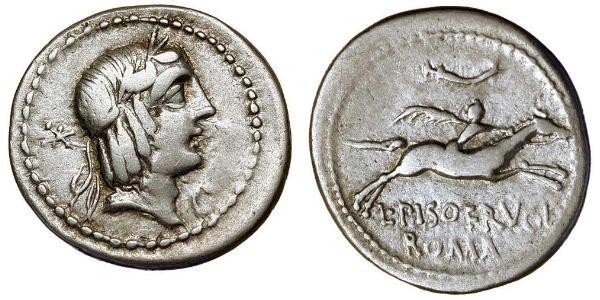 1 Denarius 罗马共和国 (509 BC - 27 BC) 銀 