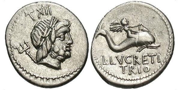 1 Denarius 罗马共和国 (509 BC - 27 BC) 銀 